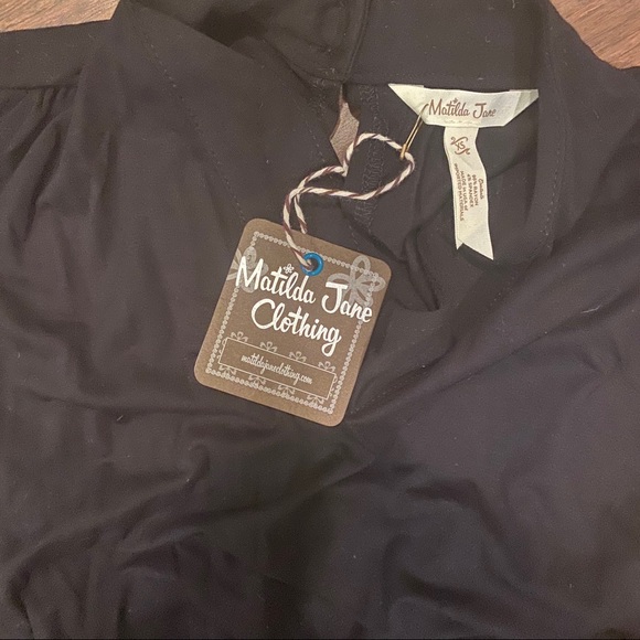 Matilda Jane Power Pose Black Romper XS Jumpsuit - Picture 2 of 5